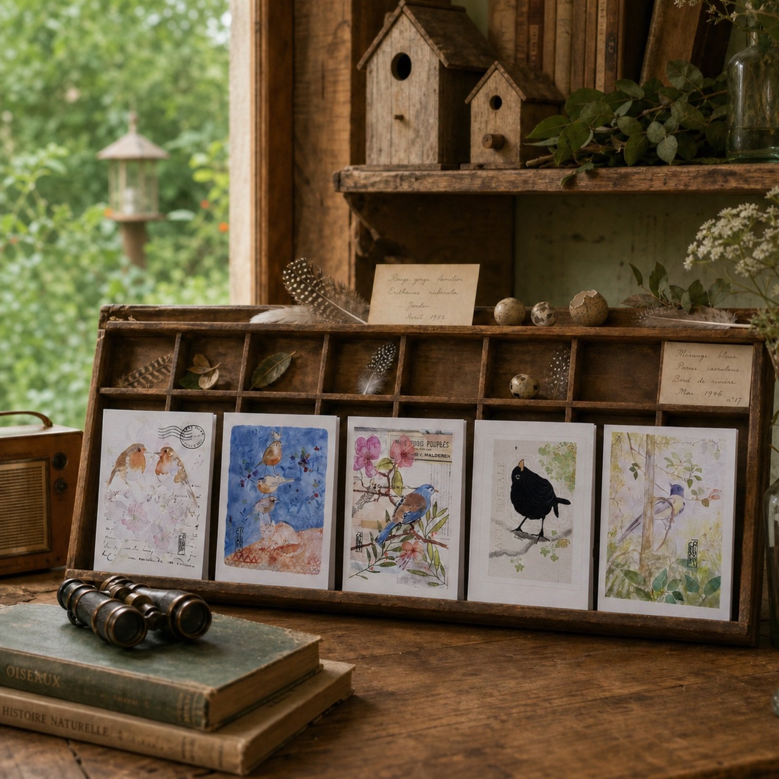 Mise en scène de la collection Là où chantent les oiseaux